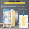 VEVOR Commercial Refrigerator,Display Fridge Upright Beverage Cooler, Glass Door with LED Light for Home, Store, Gym or Office, (23 cu.ft. Double Swin