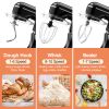 3-IN-1 Electric Stand Mixer, 660W 10-Speed With Pulse Button, Attachments include 6.5QT Bowl, Dough Hook, Beater, Whisk for Most Home Cooks, Onyx Blac