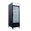 ORIKOOL Glass Door Merchandiser Refrigerator 19.3 Cu.ft Swing Door Commercial Display Refrigerators Merchandising Refrigeration with LED Top Panel