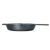 Lodge 10.25 Inch Cast Iron Pre-Seasoned Skillet ‚Äì Signature Teardrop Handle - Use in the Oven, on the Stove, on the Grill, or Over a Campfire, Black