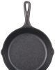 Lodge 10.25 Inch Cast Iron Pre-Seasoned Skillet ‚Äì Signature Teardrop Handle - Use in the Oven, on the Stove, on the Grill, or Over a Campfire, Black