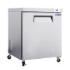 Orikool 29 IN Commercial Refrigerators, Undercounter Refrigerators 8 Cu.Ft with Smooth Casters, 1 Door, ETL Listed for Restaurants, Cafes, Bars And Pi