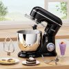 3-IN-1 Electric Stand Mixer, 660W 10-Speed With Pulse Button, Attachments include 6.5QT Bowl, Dough Hook, Beater, Whisk for Most Home Cooks, Onyx Blac