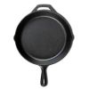 Lodge 10.25 Inch Cast Iron Pre-Seasoned Skillet ‚Äì Signature Teardrop Handle - Use in the Oven, on the Stove, on the Grill, or Over a Campfire, Black