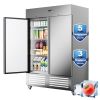 54" Wide Commercial Freezer 49 Cubic Feet Upright Freezer with 6 Adjustable Shelves