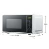 0.7 cu. ft. Countertop Microwave Oven, 700 Watts, White, New